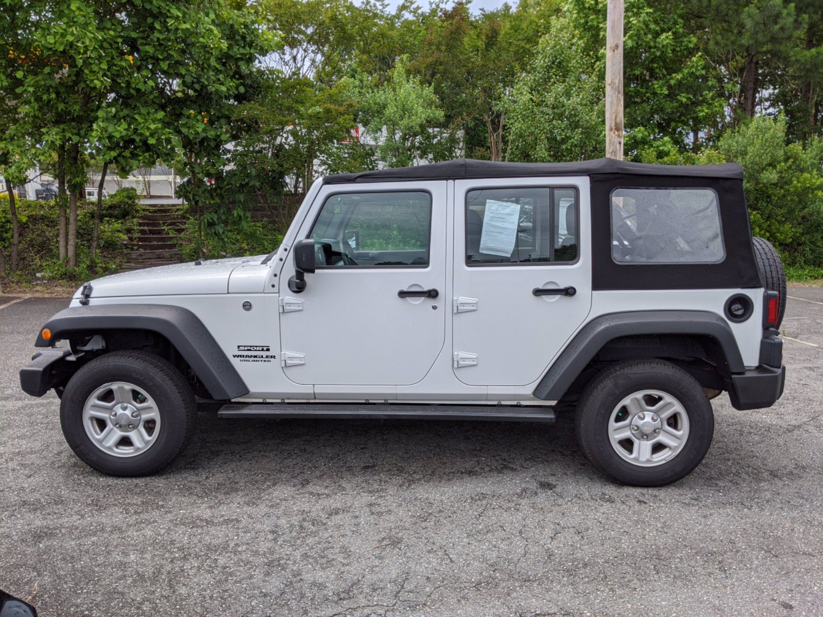 Pre Owned 2017 Jeep Wrangler Unlimited Sport 4wd Convertible